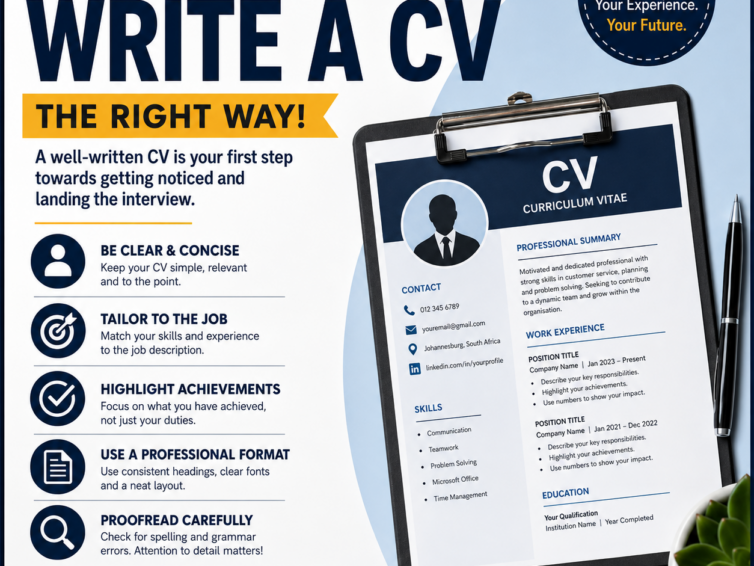 How to Write a CV in South Africa for 2026